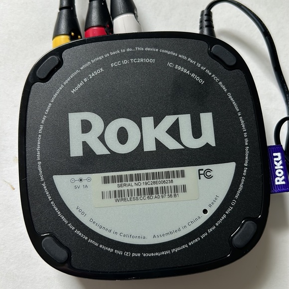 ROKU LT 2450X Streaming for TV-power &  HDMI cords-Remote Control-all included! - Picture 5 of 6